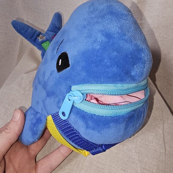 Buckle Toys Blu Whale Plush Fine Motor Colors & Problem Solving Development Toy - Picture 4 of 6